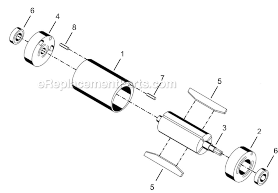 Page B Diagram and Parts List for 14RAA02AM2  Cleco Ratchet