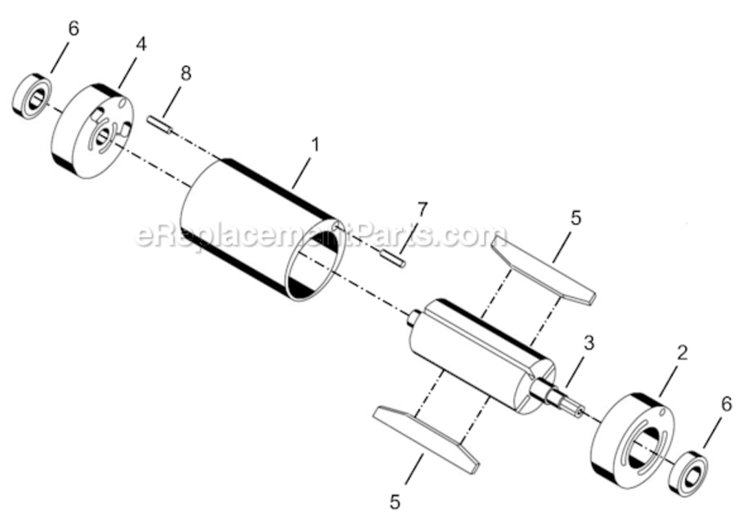 Page B Diagram and Parts List for 14RAA03AH2  Cleco Ratchet