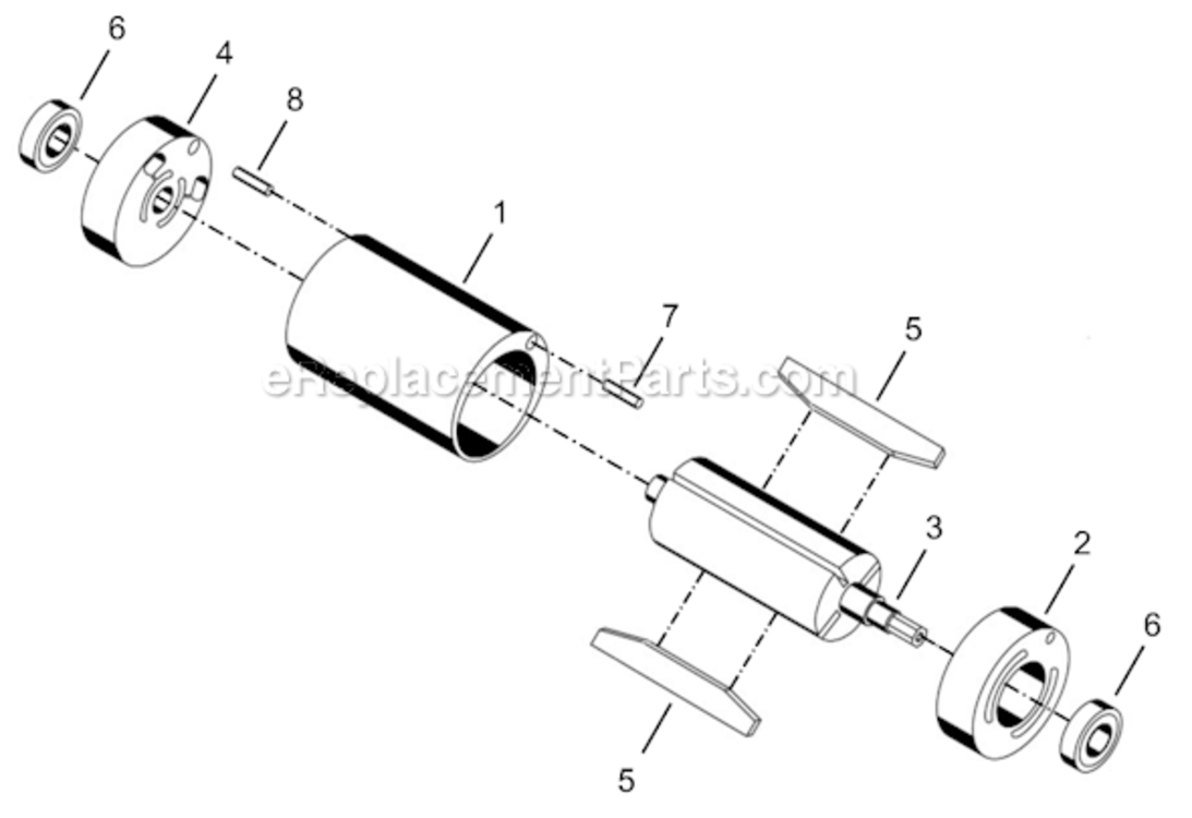 Page B Diagram and Parts List for 14RAA03AH3  Cleco Ratchet