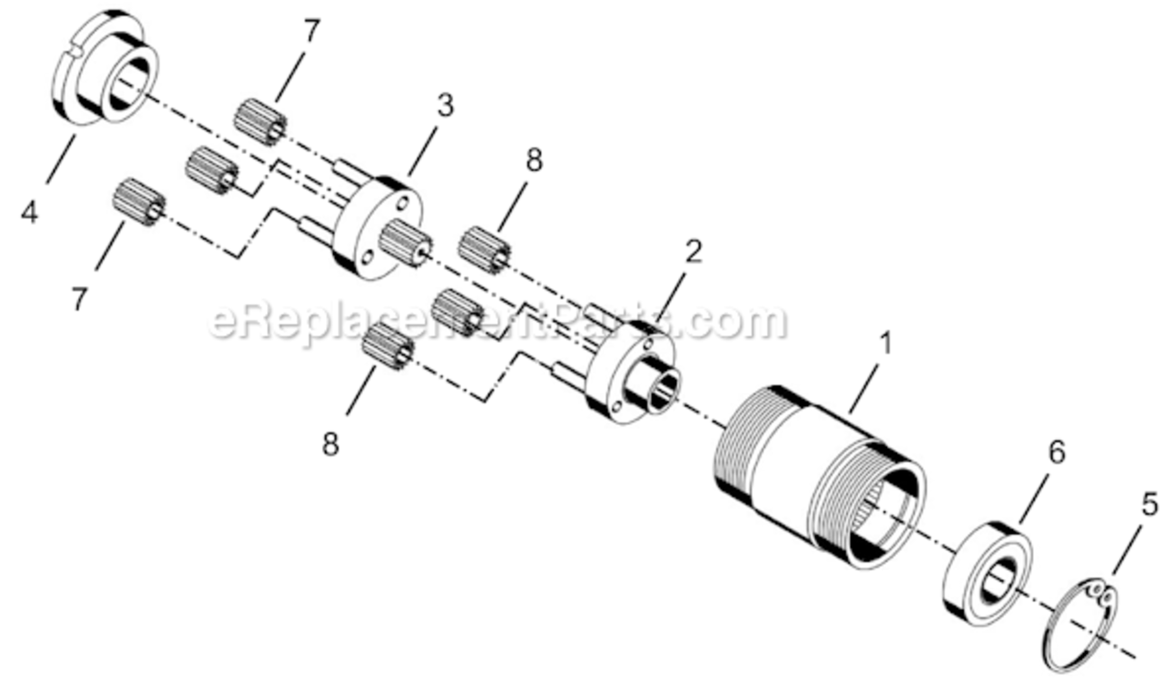 Page C Diagram and Parts List for 14RAA07AH3  Cleco Ratchet