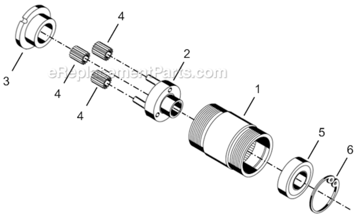 Page C Diagram and Parts List for 14RAA09AH3  Cleco Ratchet