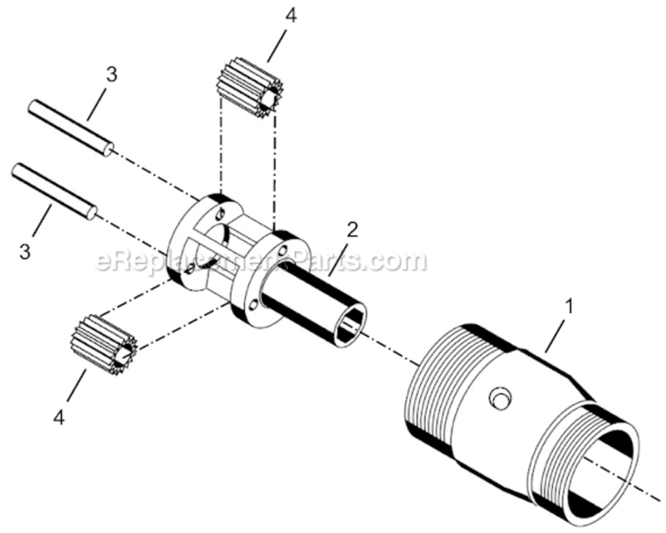 Page E Diagram and Parts List for 14RAA09AH3  Cleco Ratchet