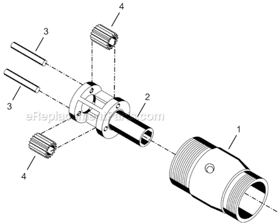 Page E Diagram and Parts List for 14RAA11AH3  Cleco Ratchet