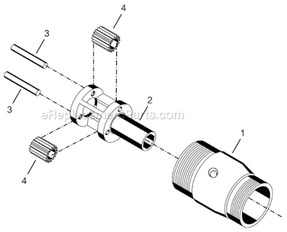 Page D Diagram and Parts List for 14RAA12AH3  Cleco Ratchet