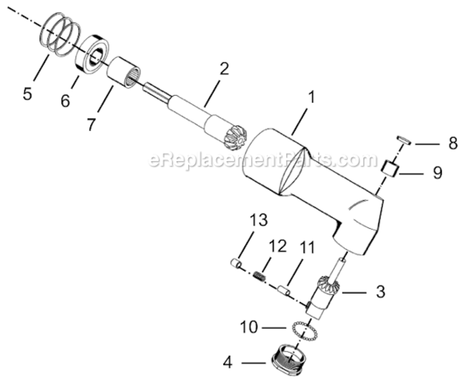 Page C Diagram and Parts List for 14RAS03AM2  Cleco Ratchet