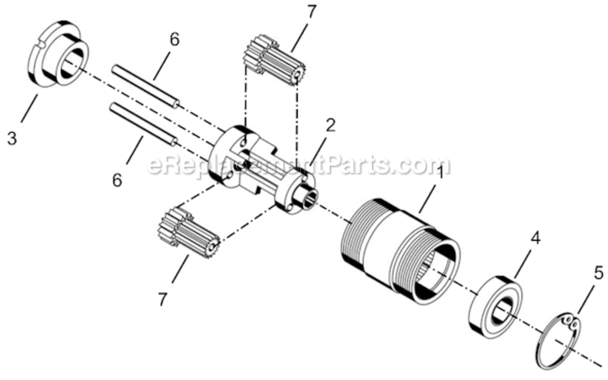 Page C Diagram and Parts List for 14RAS04AH2  Cleco Ratchet