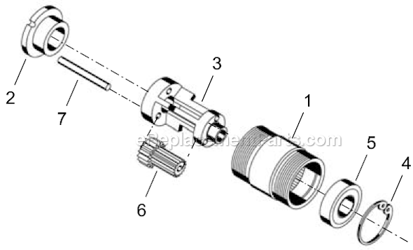 Page C Diagram and Parts List for 14SCA03B  Cleco Electric Drill