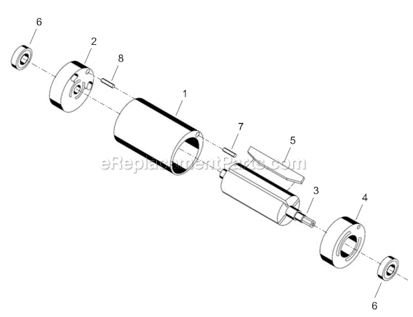 Page B Diagram and Parts List for 14SCA03Q  Cleco Electric Drill