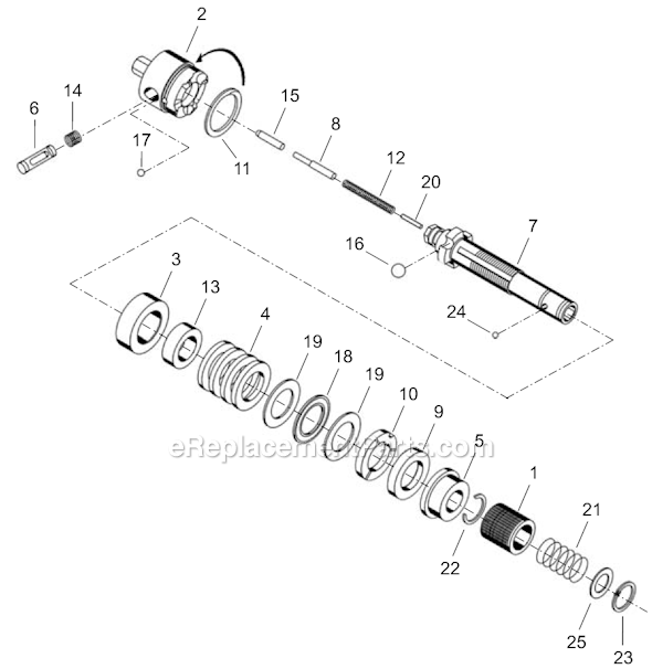 Page D Diagram and Parts List for 14SCA03Q  Cleco Electric Drill