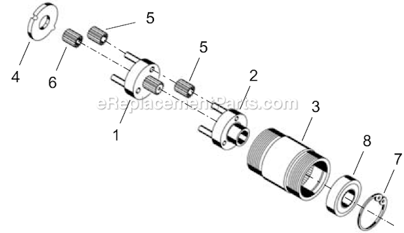 Page C Diagram and Parts List for 14SCA04B  Cleco Electric Drill