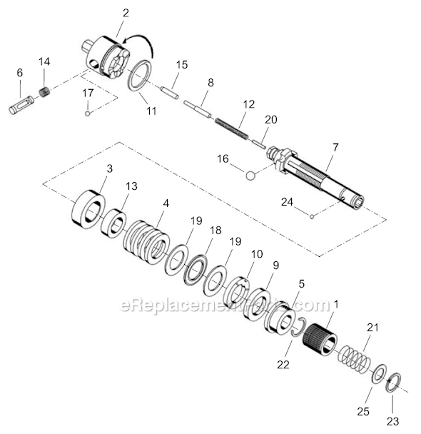 Page D Diagram and Parts List for 14SCA05Q  Cleco Electric Drill
