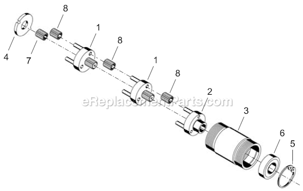 Page C Diagram and Parts List for 14SCA06Q  Cleco Electric Drill