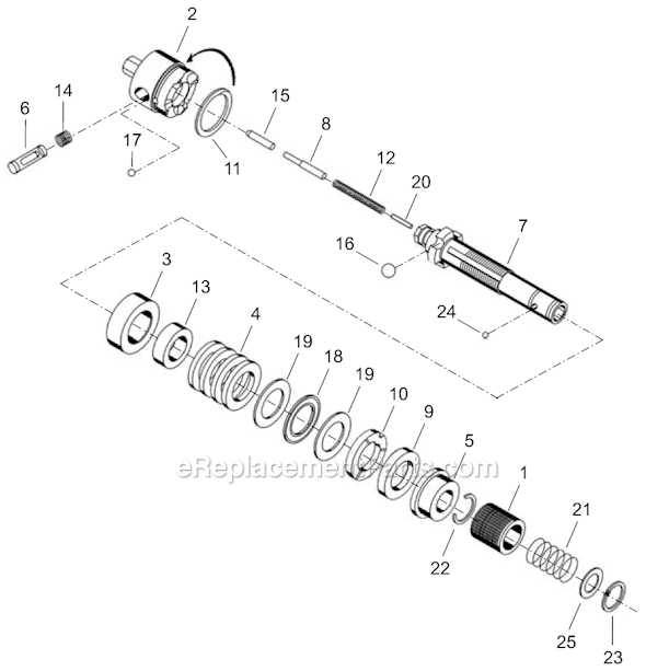Page D Diagram and Parts List for 14SCA06Q  Cleco Electric Drill
