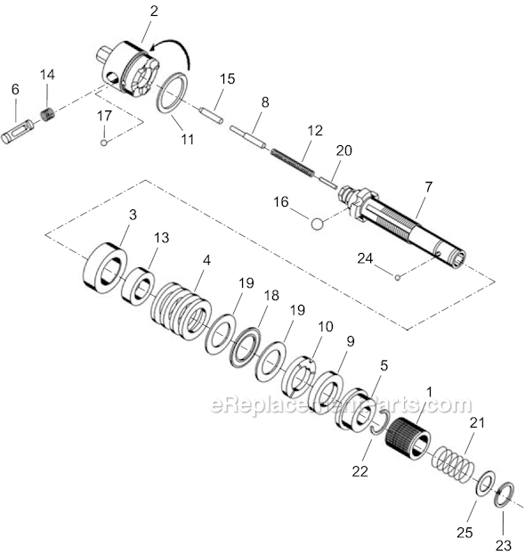 Page D Diagram and Parts List for 14SPA04Q  Cleco Electric Drill