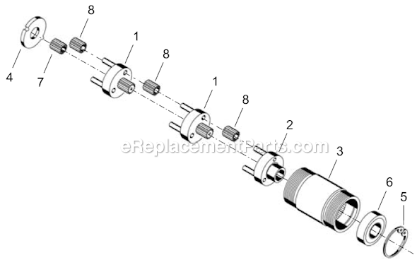 Page C Diagram and Parts List for 14SPA06Q  Cleco Electric Drill