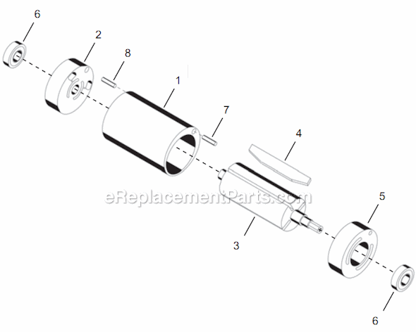 Page B Diagram and Parts List for 14TCA02Q  Cleco Electric Drill