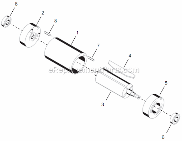 Page B Diagram and Parts List for 14TCA03Q  Cleco Electric Drill