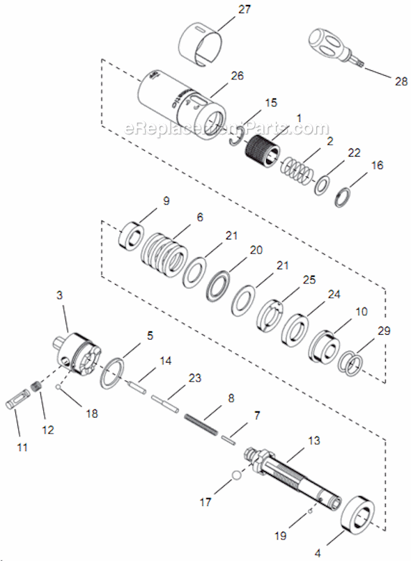 Page D Diagram and Parts List for 14TCA03Q  Cleco Electric Drill