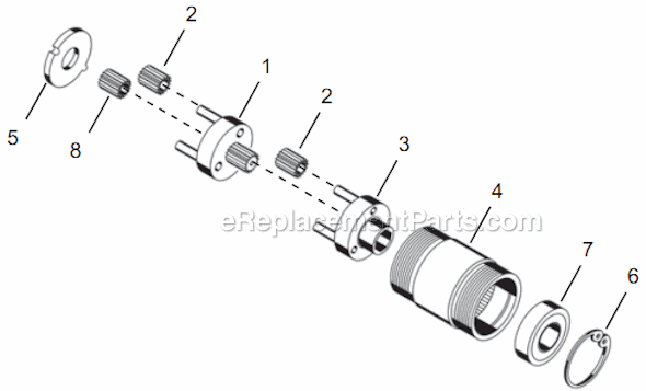 Page C Diagram and Parts List for 14TCA04Q  Cleco Electric Drill