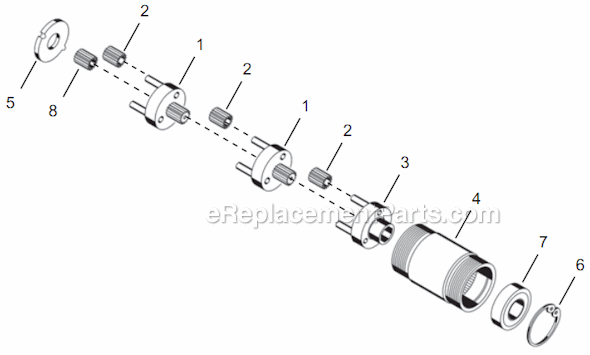 Page C Diagram and Parts List for 14TCA06Q  Cleco Electric Drill