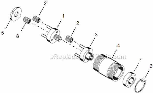 Page C Diagram and Parts List for 14TTA04Q  Cleco Electric Drill