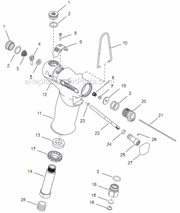 Page A Diagram and Parts List for 14TTA06Q  Cleco Electric Drill