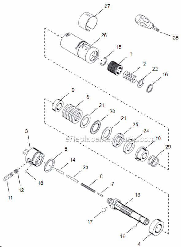 Page D Diagram and Parts List for 14TTA06Q  Cleco Electric Drill