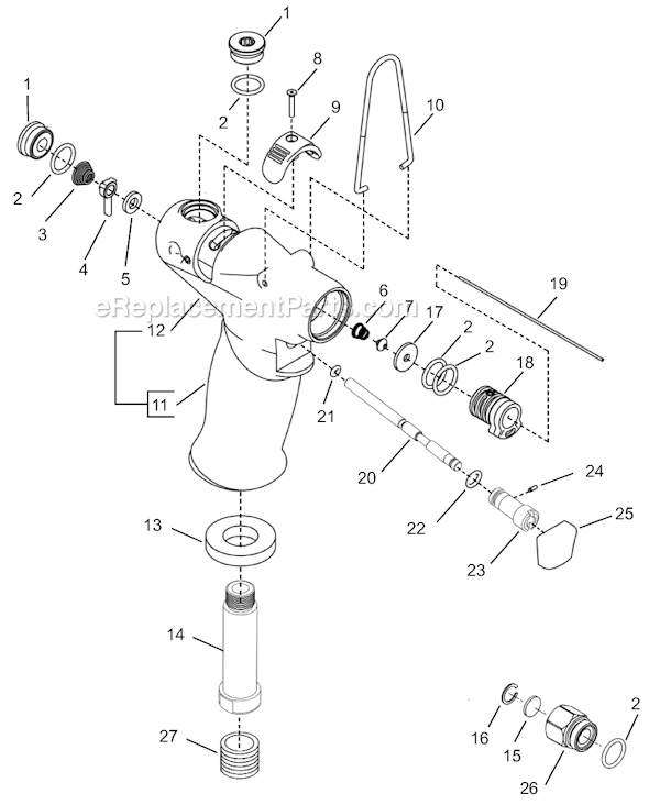 Page A Diagram and Parts List for 14TTA07Q  Cleco Electric Drill
