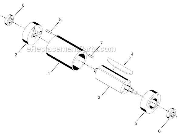 Page B Diagram and Parts List for 14TTA07Q  Cleco Electric Drill