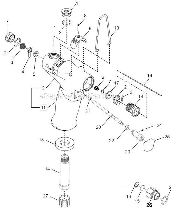 Page A Diagram and Parts List for 14TTA15Q  Cleco Electric Drill