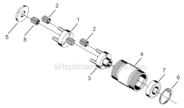 Page C Diagram and Parts List for 14TTA15Q  Cleco Electric Drill