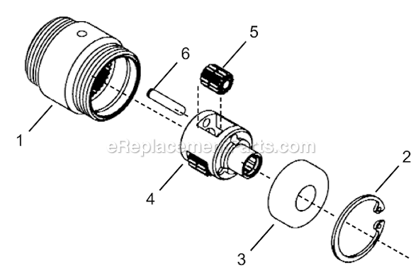 Page E Diagram and Parts List for 14TTA15Q  Cleco Electric Drill