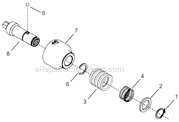 Page F Diagram and Parts List for 14TTA15Q  Cleco Electric Drill