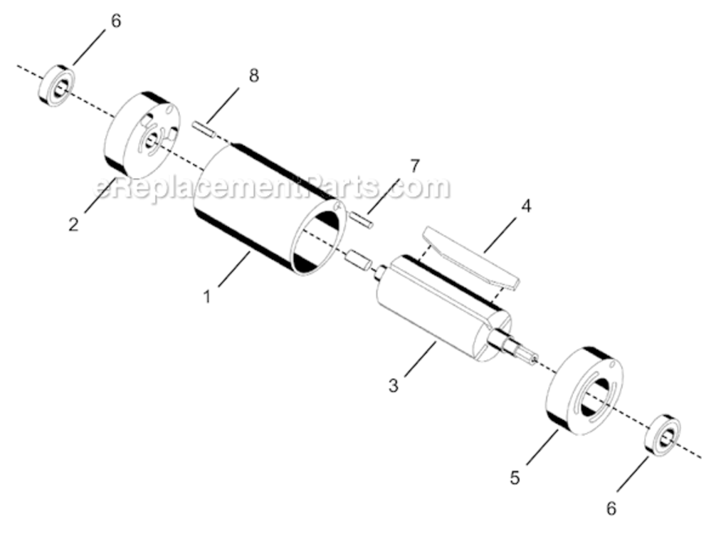 Page B Diagram and Parts List for 14TTS02Q  Cleco Ratchet