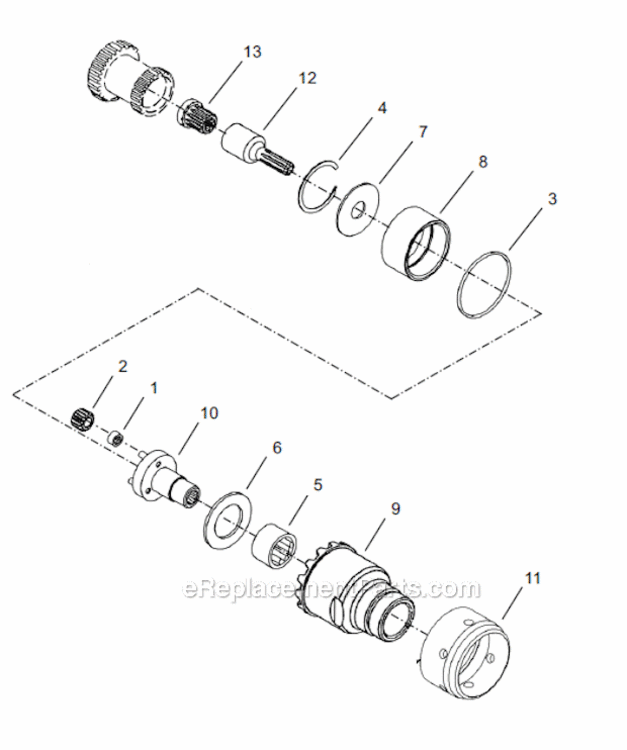 Page C Diagram and Parts List for 18CAE08AL2  Cleco Ratchet