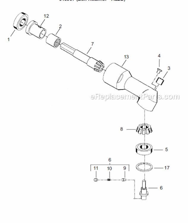 Page D Diagram and Parts List for 18CAE08AL2  Cleco Ratchet