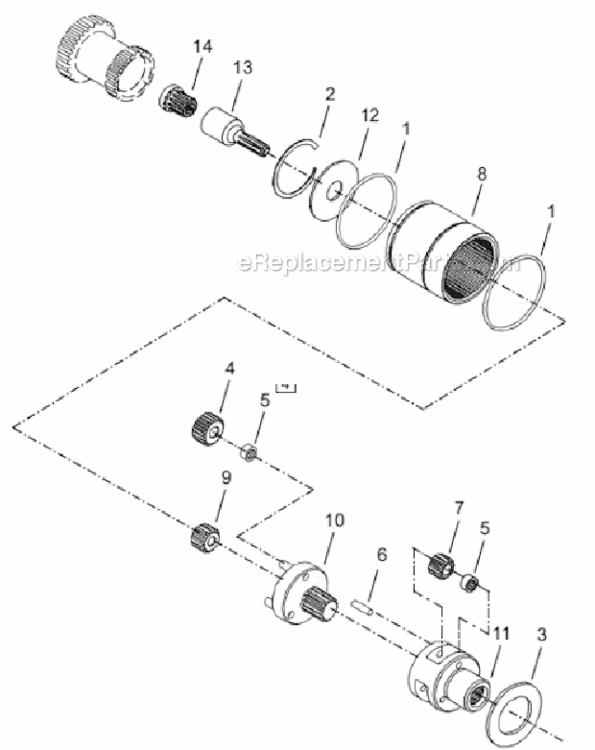 Page C Diagram and Parts List for 18CAE15AM3  Cleco Ratchet