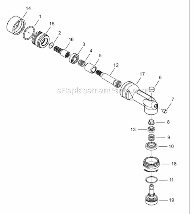 Page D Diagram and Parts List for 18CAE23F1  Cleco Ratchet