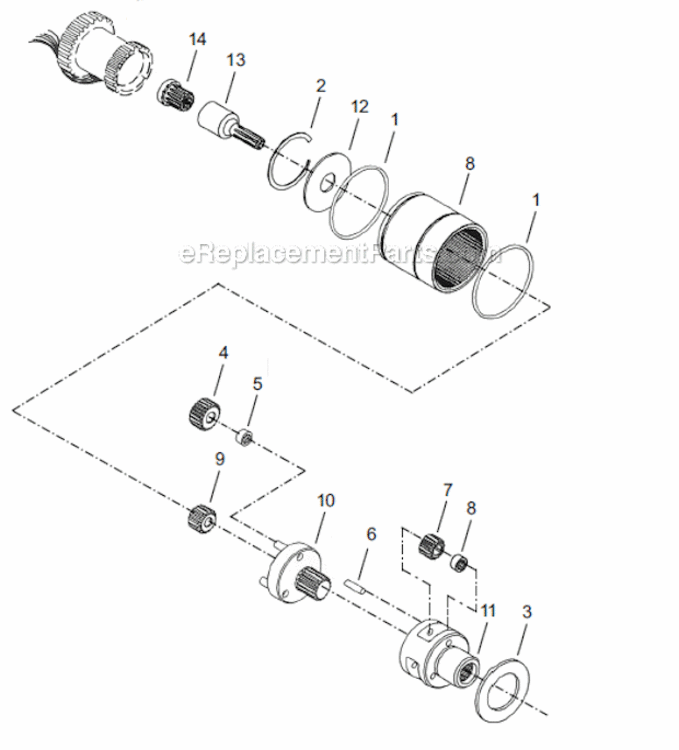 Page C Diagram and Parts List for 18EA15AM3B  Cleco Ratchet