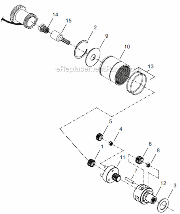 Page C Diagram and Parts List for 18ES12QP  Cleco Ratchet