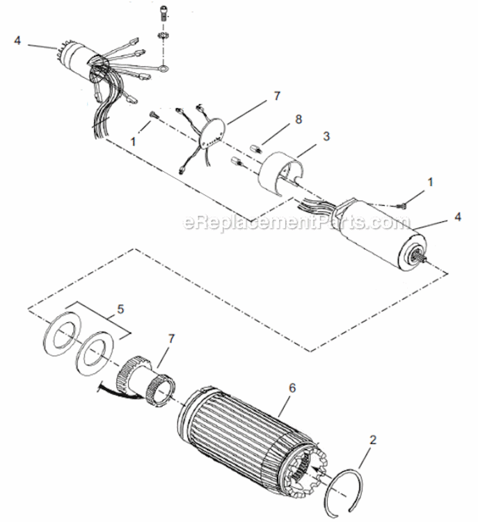 Page B Diagram and Parts List for 18ESE12ZA  Cleco Ratchet