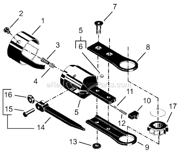 Page G Diagram and Parts List for 24NRS20H15-1  Cleco Ratchet