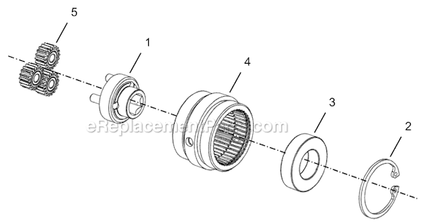 Page D Diagram and Parts List for 24NRS21H16-1  Cleco Ratchet