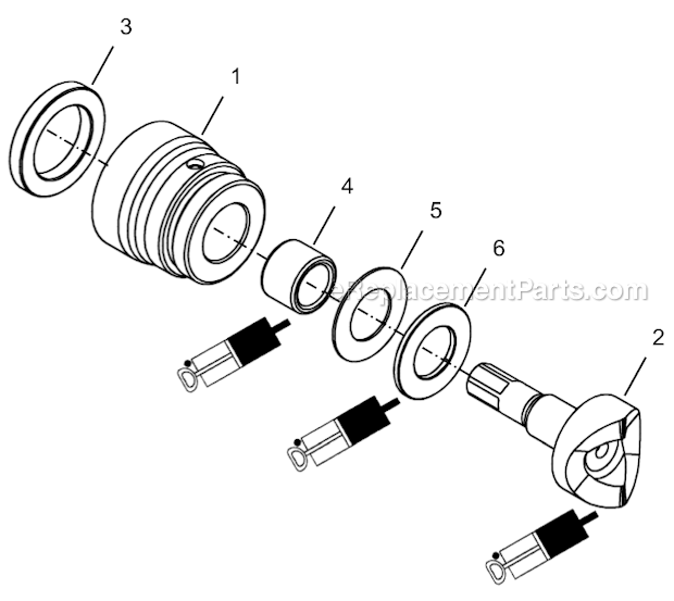 Page E Diagram and Parts List for 24NRS21H16-1  Cleco Ratchet