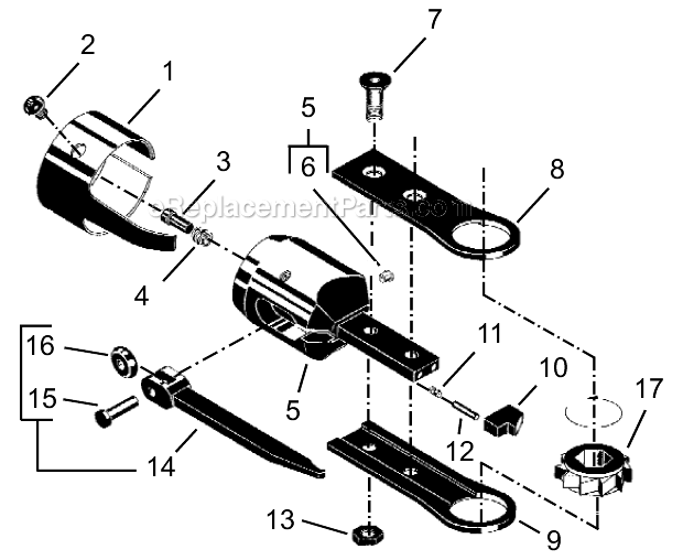 Page G Diagram and Parts List for 24NRS21H16-1  Cleco Ratchet