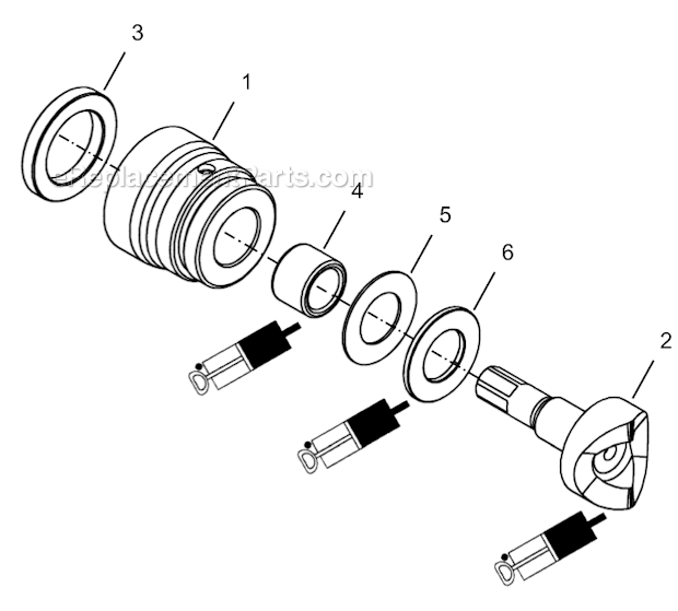 Page E Diagram and Parts List for 24NRS29H25-1  Cleco Ratchet