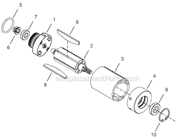 Page C Diagram and Parts List for 24NRS33H29-1  Cleco Ratchet