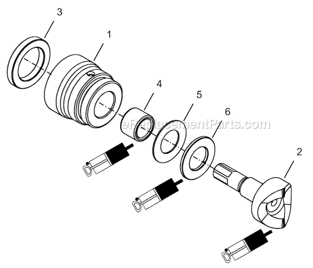 Page D Diagram and Parts List for 24NRS52H37-1  Cleco Ratchet