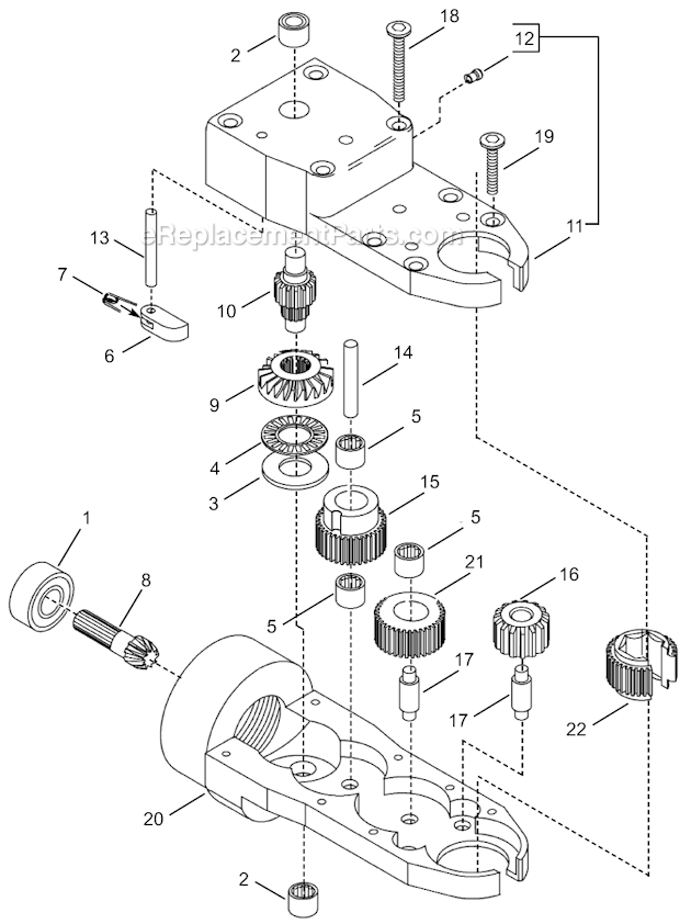 Page D Diagram and Parts List for 24RTA20T2ED00  Cleco Ratchet