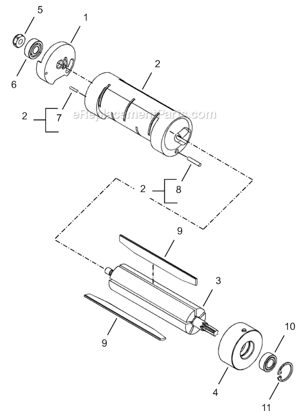 Page C Diagram and Parts List for 34NRS29H15-1  Cleco Ratchet